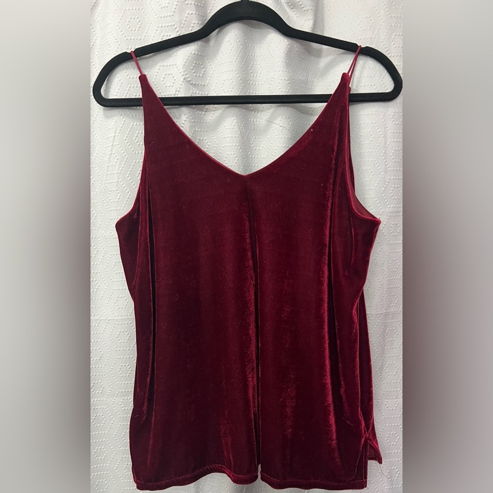 Red Velvet Tank Top Camisole